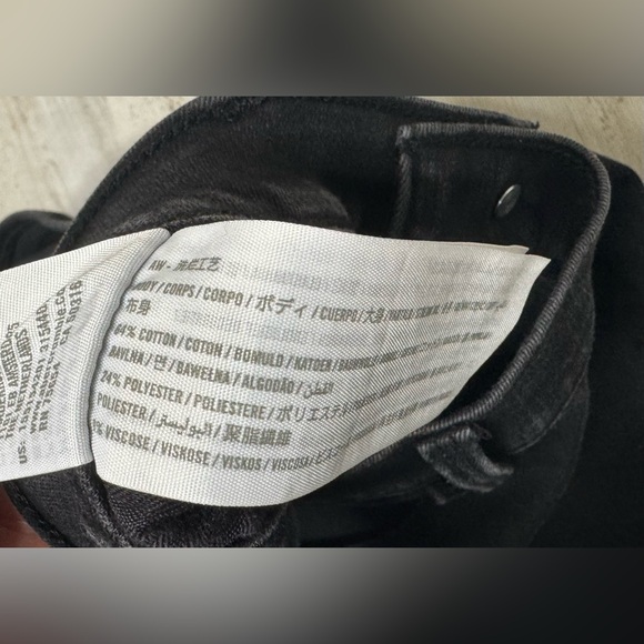 Abercrombie & Fitch Jeans Women 33/ 16 Black Denim Ultra High Rise Super Skinny - Picture 11 of 11